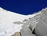 10 22 Looking Up At West Col And Descent Route From Half Way Down